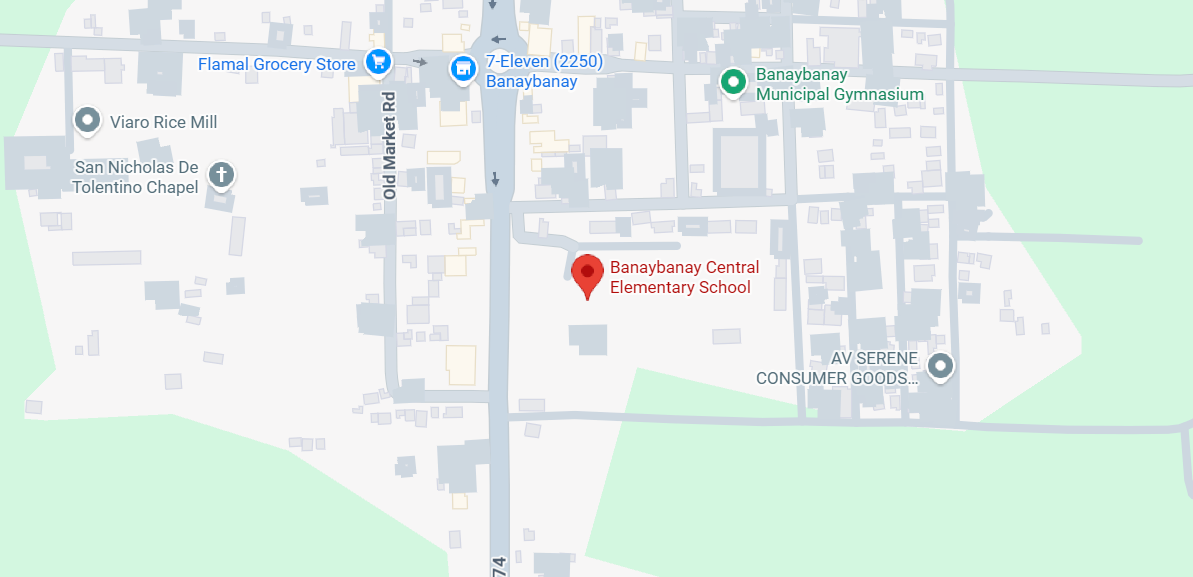 Map – Banaybanay Central Elementary School