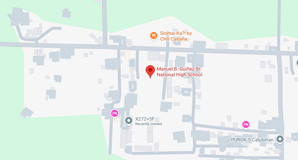 Map – Manuel B. Guiñez Sr. National High School